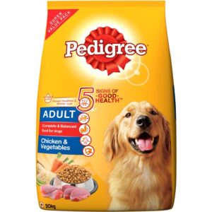 Pedigree Chicken and Vegetables Adult Dog Dry Food 20 Kgs